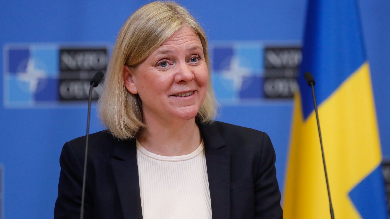 Cumbre OTAN: Entrevista de TVE a la primera ministra de Suecia