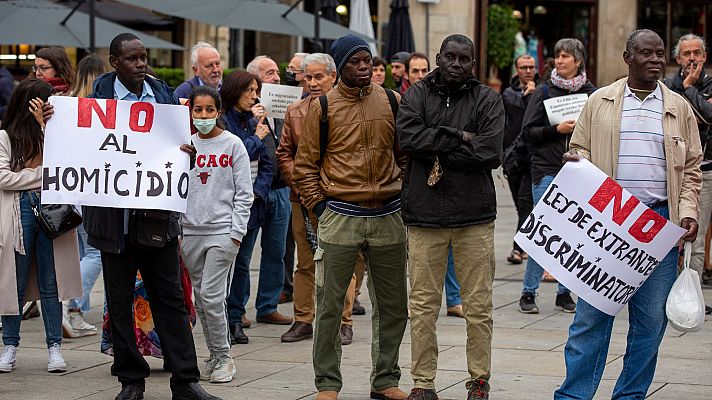 Telediario 1 - Los supervivientes del salto a la valla de Melilla cuentan el horror que ha dejado la tragedia