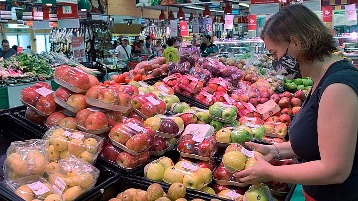 Telediario 1 - La inflación se instala en un 10,2%, la cifra más alta en 40 años