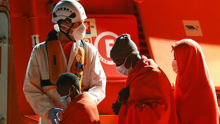 Telediario 1 - La OTAN considera como "amenaza" el uso instrumental de la migración