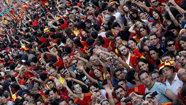 Eurocopa 2012 | La afición española celebra la victoria 