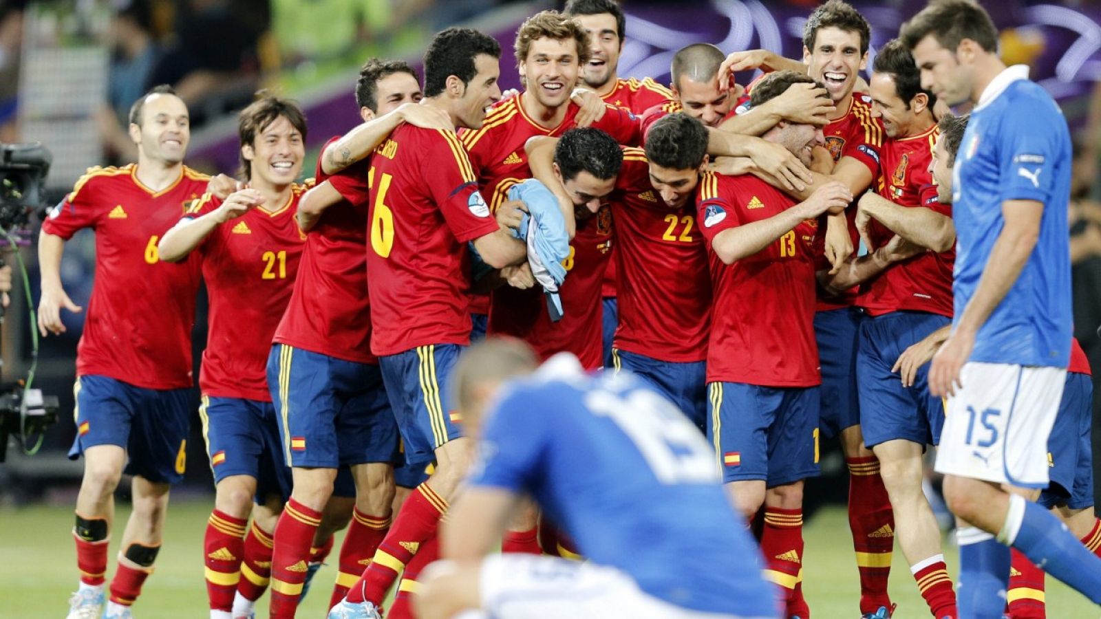 ¿Cuántos goles marcó España en la final de la Eurocopa de 2012