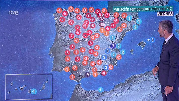 Inestabilidad asociada al paso de un frente atlántico, que se situará sobre Pirineos