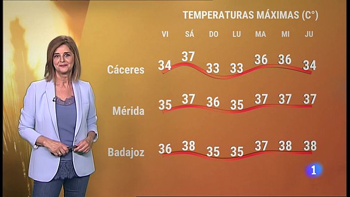 El tiempo en Extremadura - 01/07/2022