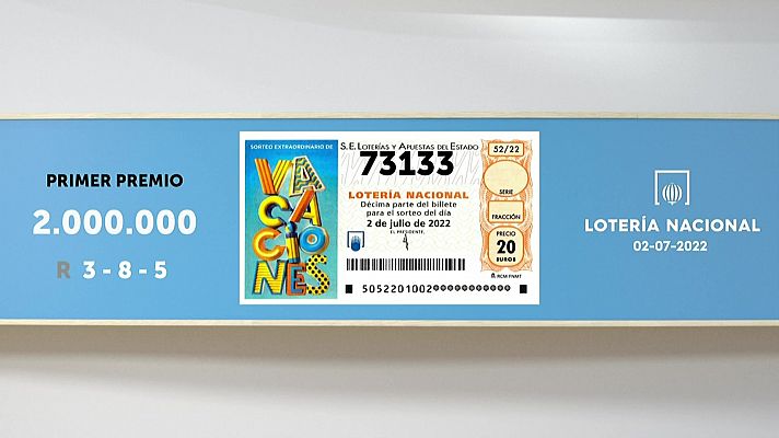 SELAE - Sorteo de la Lotería Nacional del 02/07/2022