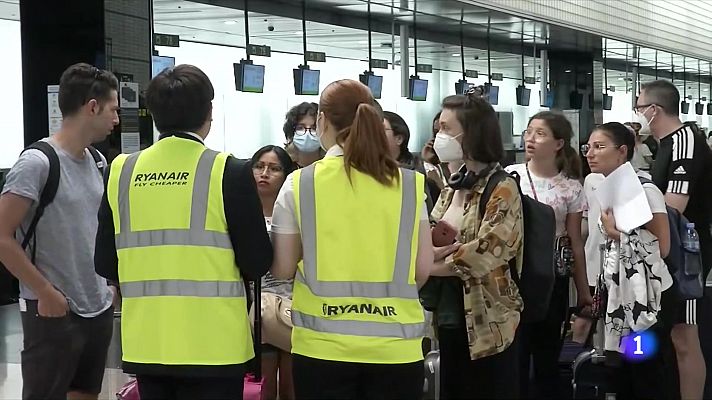 L'Informatiu - Retards però cap cancel·lació per les vagues