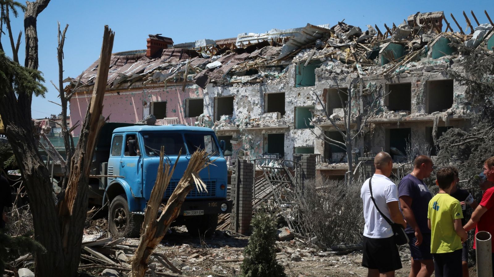 Fuertes explosiones sacuden la localidad ucraniana de Mikoláiv