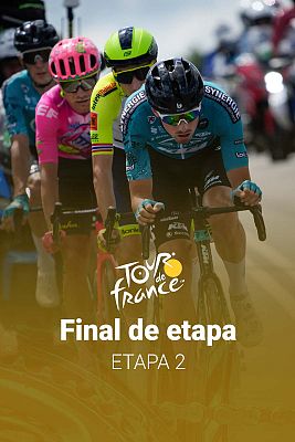 Tour de Francia - Final de la segunda etapa