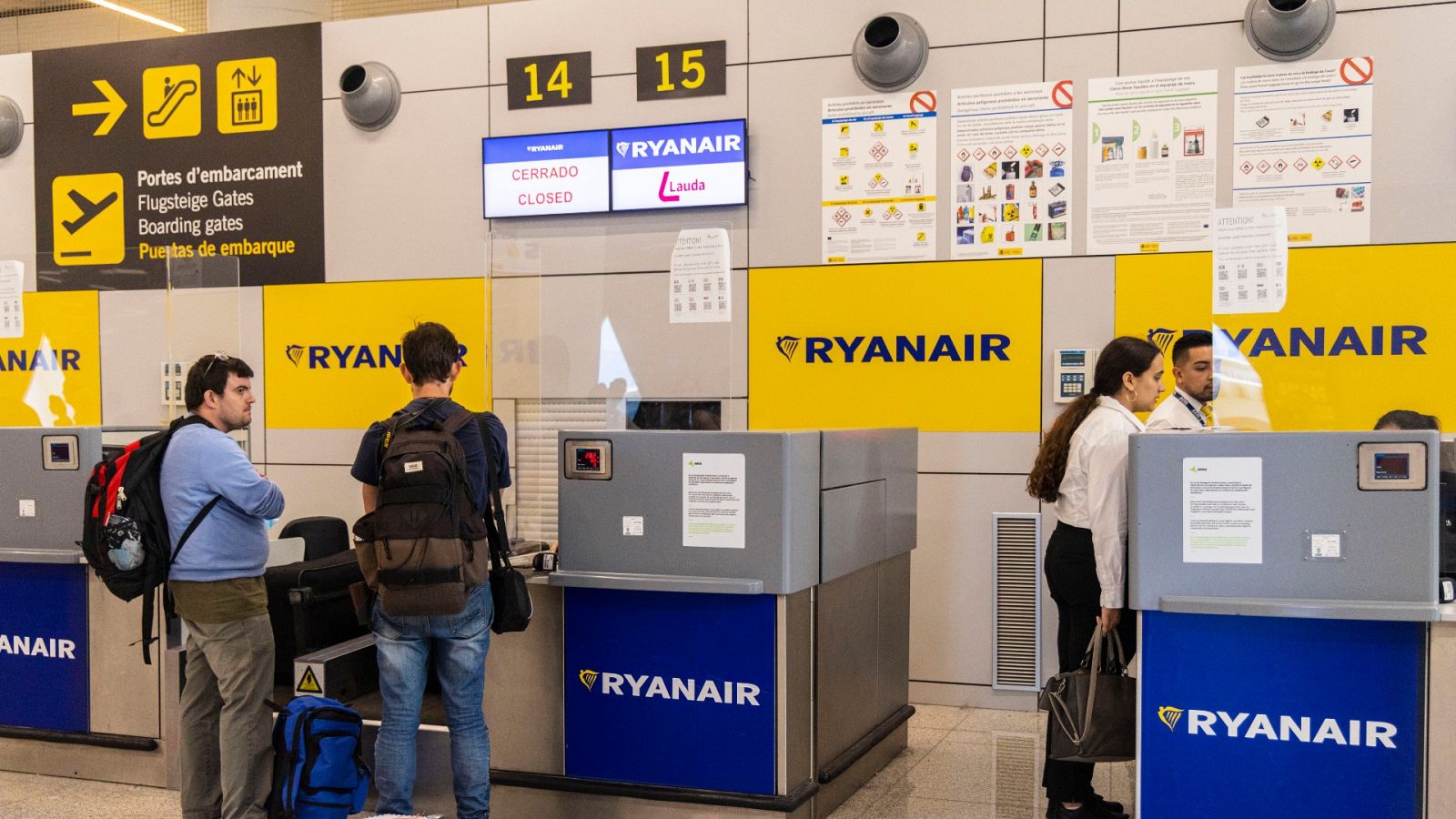 Las huelgas en Ryanair y Easyjet complican los viajes del fin de semana