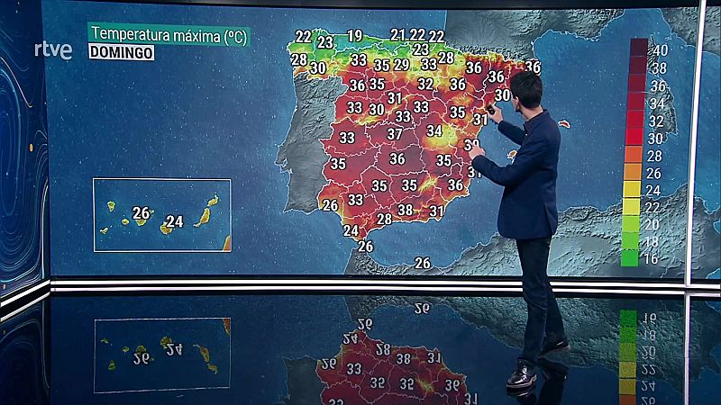 Temperaturas en ascenso generalizado - ver ahora