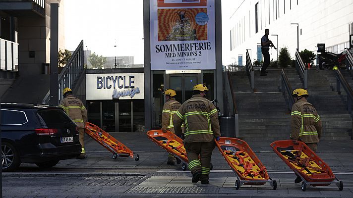 Varios muertos en un tiroteo en un centro comercial de Copenhague