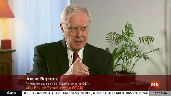 Parlamento - Javier Rupérez, primer embajador de España ante la OTAN