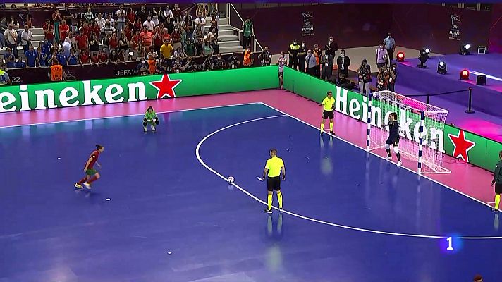 Telediario 1 - España, campeona de Europa de fútbol sala tras vencer a Portugal