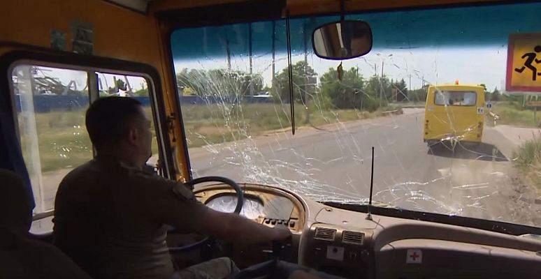 Telediario 1 - Las heridas de la guerra en Bajmut, en el este de Ucrania