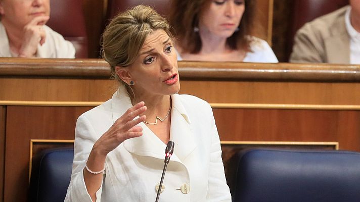 Informativo 24h - Díaz niega haber pedido a los ministros de Unidas Podemos que no acudan al lanzamiento de 'Sumar'