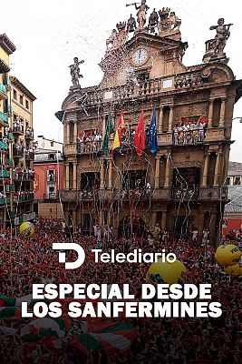 Telediario 1 - Pamplona se transforma para vivir los encierros de San Fermín tras dos años de pandemia