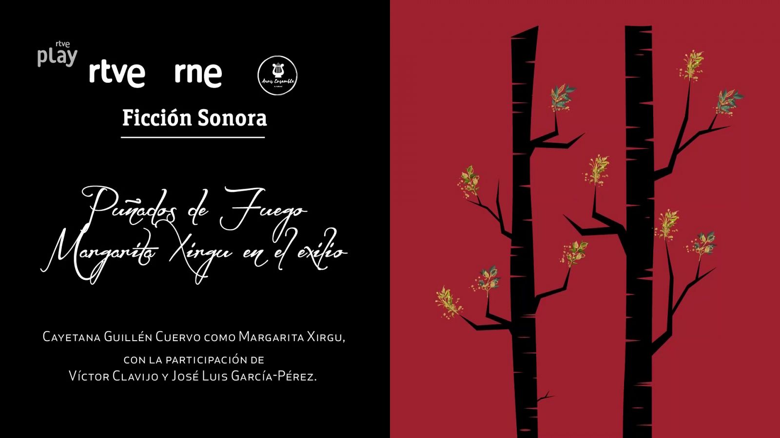 Ficción sonora RNE 'Puñados de fuego. Margarita Xirgu en el exilio' | Ver