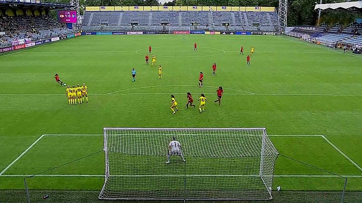 Camp. Europa Sub-19 1ª Semifinal: España - Suecia