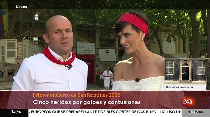 San Fermín - Teo Lázaro analiza el primer encierro de San Fermín