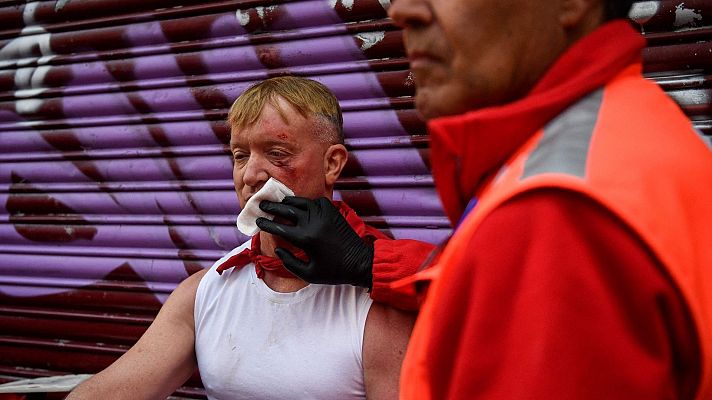 "En el primer encierro solo ha habido lesionados leves"