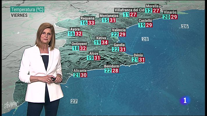 El Tiempo en la Comunitat Valenciana - 07/07/22