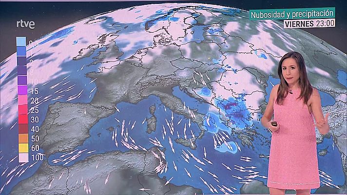 Intervalos de viento fuerte en el Ampurdán y el extremo occidental de Galicia