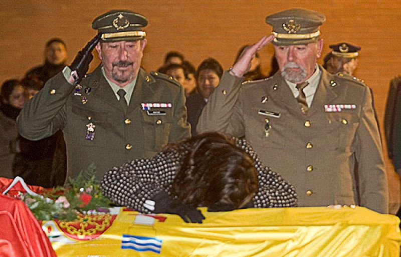 Funeral del soldadoChristian Quishpe fallecido en Afganistán