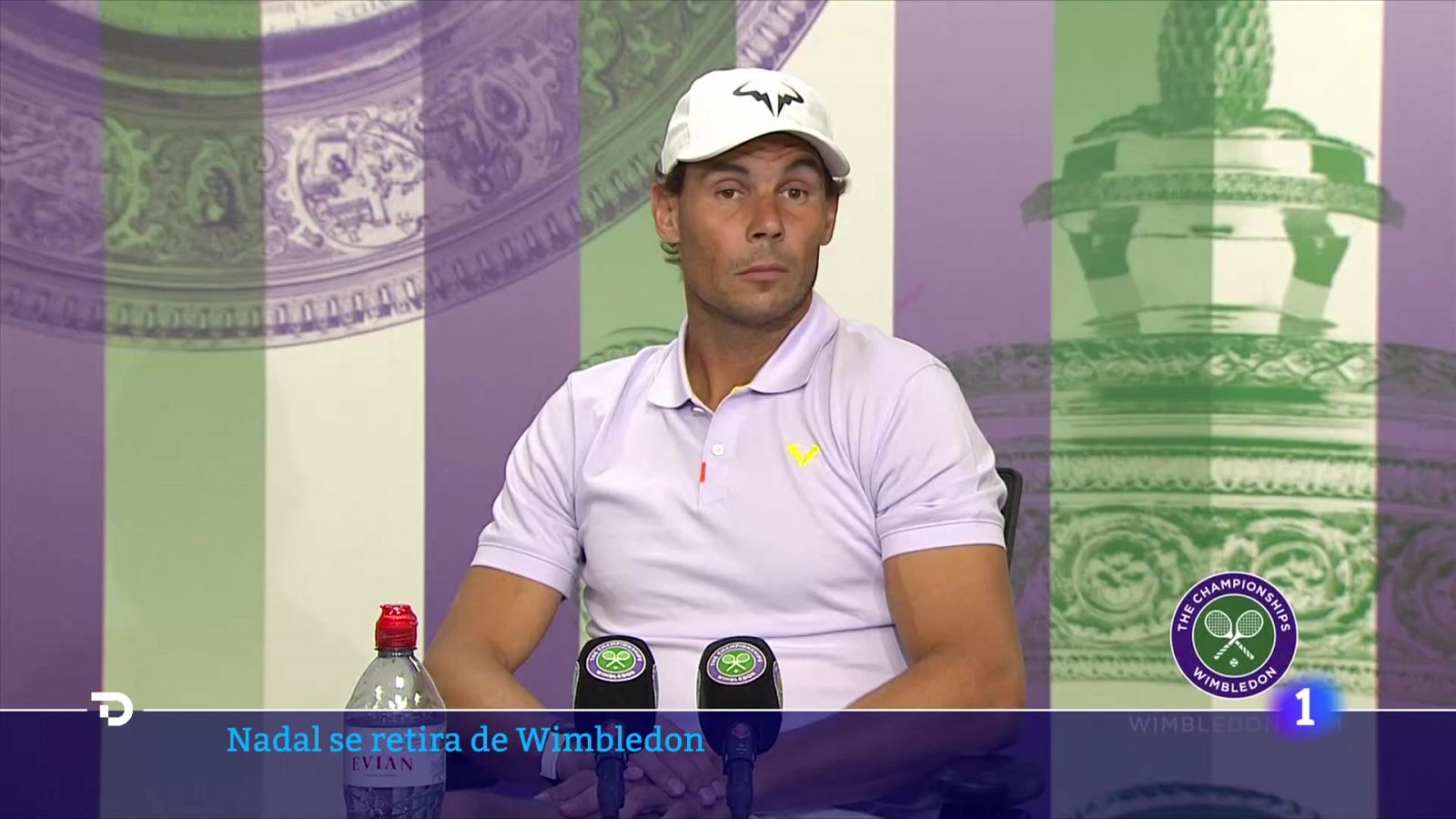 Rafa Nadal se retira por lesión y no disputará las semifinales de Wimbledon -- Ver ahora