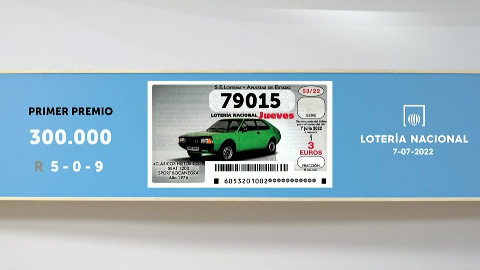 Sorteo de la Lotería Nacional del 07/07/2022 - Ver ahora