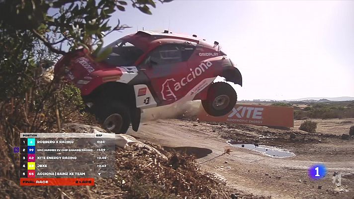 Carlos Sainz sufre un gran accidente en la Extreme E