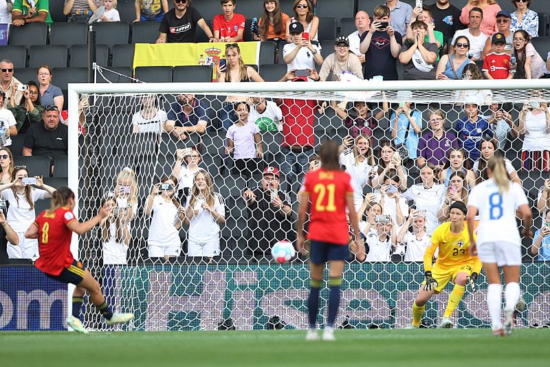 Gol de Caldentey (4-1) en el España 4-1 Finlandia