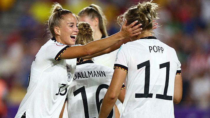 Fútbol - Resumen del Alemania 4-0 Dinamarca de la Eurocopa femenina