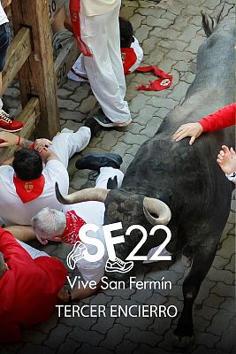 San Fermín - Sanfermines 2022: Tercer encierro con José Escolar