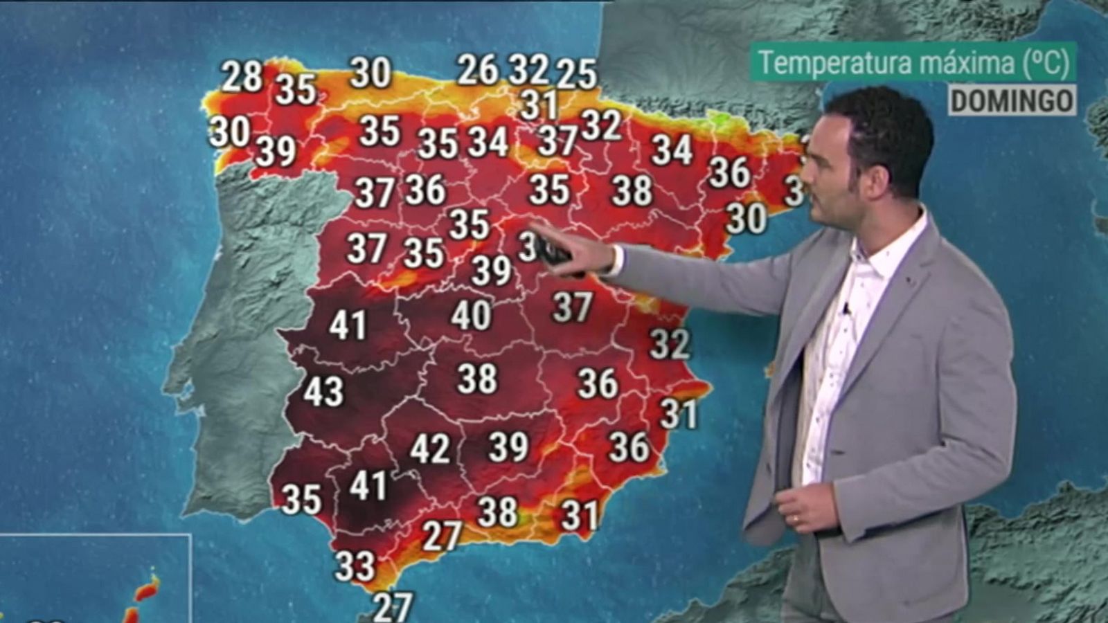 Temperaturas muy altas en Canarias, Andalucía, Galicia y Extremadura