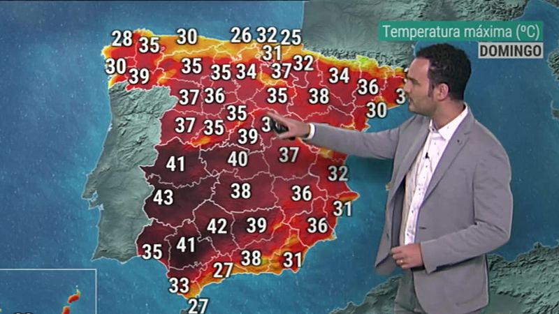 Temperaturas muy altas en Canarias, Andalucía, Galicia y Extremadura