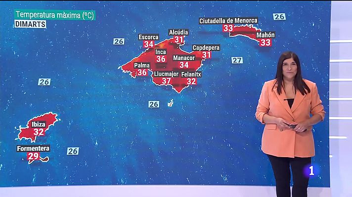 Informatiu Balear - El temps a les Illes Balears - 11/07/22