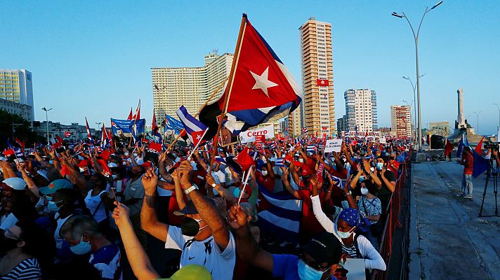 Telediario 1 - Cuba un año después de las mayores protestas contra el Gobierno en décadas