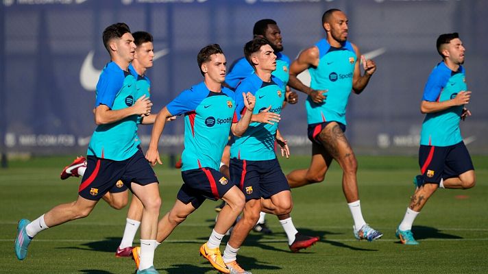 Telediario 1 - El Barça espera decidir ya el futuro de De Jong y Dembélé