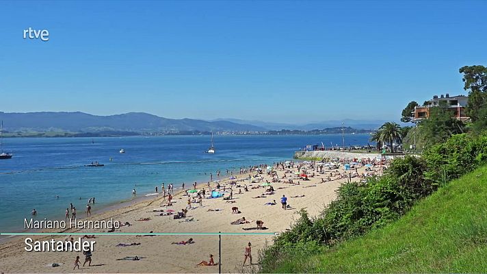 Temperaturas altas en buena parte del interior peninsular, Mallorca y zonas de Canarias