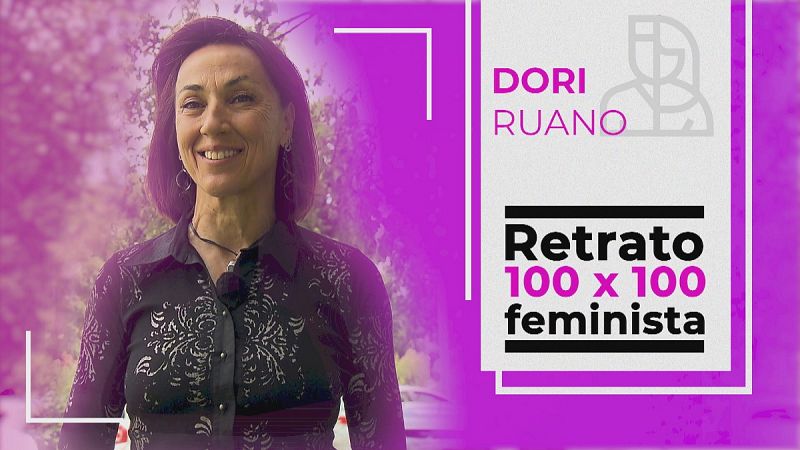 Retrato 100x100 feminista: Dori Ruano