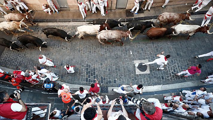 La hora de La 1 - Los balcones son los lugares más codiciados en San Fermín