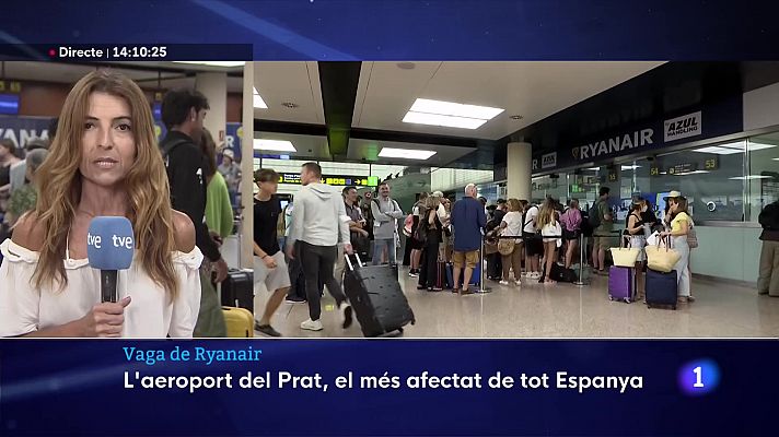 L'Informatiu - La vaga a Ryanair provoca una onada de cancel·lacions