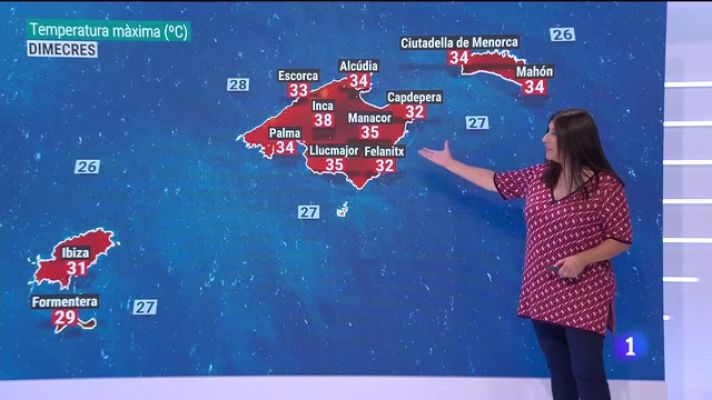 Informatiu Balear - El temps a les Illes Balears - 12/07/22