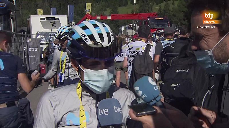 Tour de Francia 2022 | Enric Mas: "Ha sido un día raro, pero mis sensaciones son buenas"