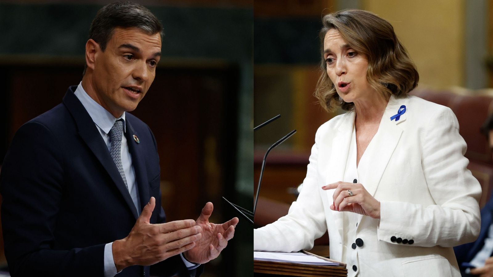 El terrorismo de ETA y la ley de memoria democrática enzarzan a Sánchez y Gamarra