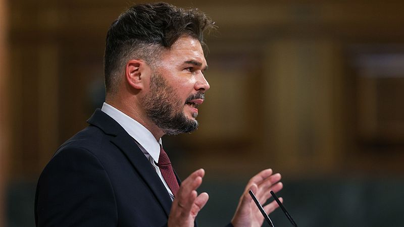 Rufián y Sánchez se enfrentan en el Congreso por tres supuestas balas recogidas en la valla de Melilla