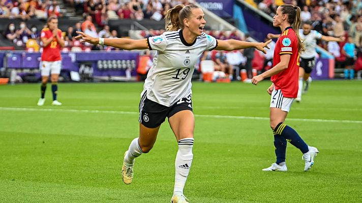 Eurocopa femenina 2022 | Resumen y goles del Espana 0-2 Alemania