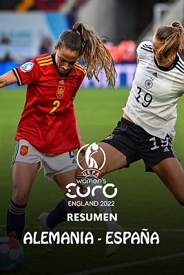 Fútbol - Eurocopa femenina 2022 | Resumen y goles del Espana 0-2 Alemania