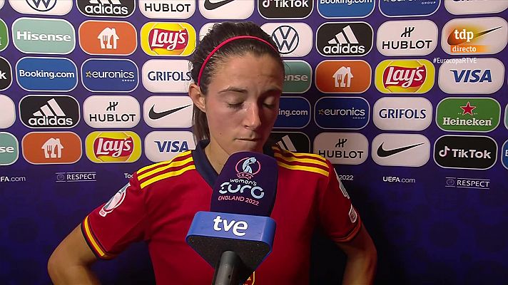Eurocopa femenina 2022 | Aitana Bonmatí: "Hemos dominado el partido, pero no ha sido suficiente"