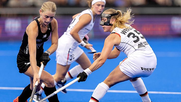 Hockey hierba y sala - Campeonato  Mundo femenino: Nueva Zelanda - Alemania